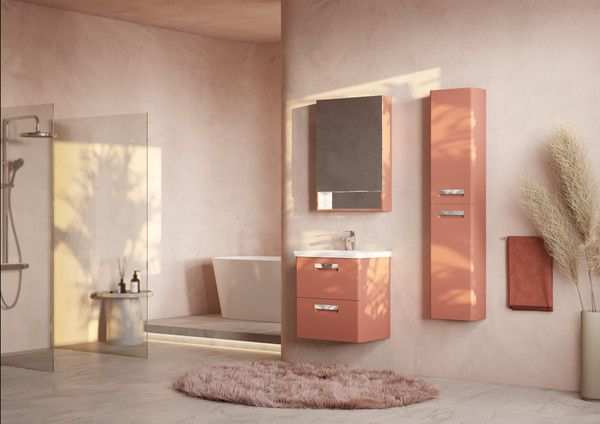 Изображение товара Шкаф-пенал для ванной Roca The Gap Original L / ZRU9307843 (терракота)