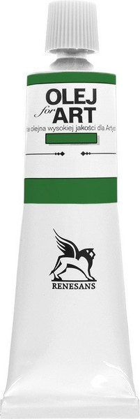 Изображение товара Масляная краска Renesans Oils For Art / RENOIL60_70 (60мл, зеленый светлый лак)