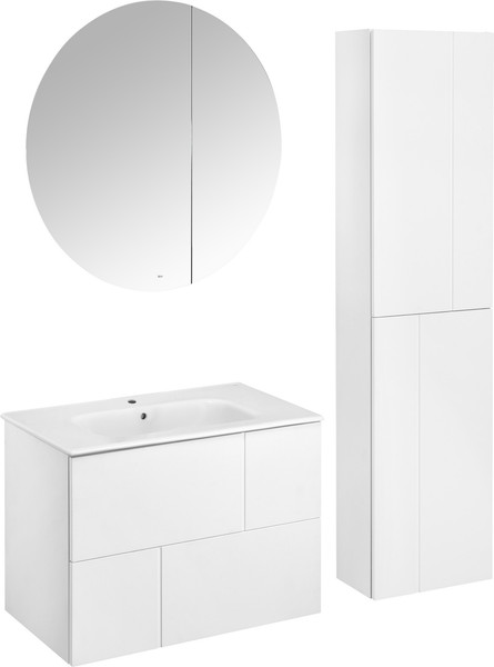 Изображение товара Шкаф-пенал для ванной Roca Luna 160 / ZRU9307768 (белый)