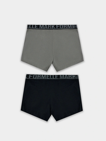 Изображение товара Комплект трусов детских Mark Formelle 413345-2 (р.134/140-68-60, темно-серый)