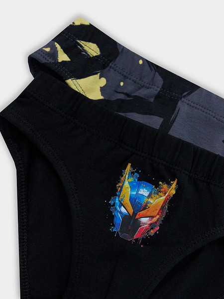 Изображение товара Комплект трусов детских Mark Formelle 413351-2 (р.92/98-52-48, черный/абстрактные узоры на сером)