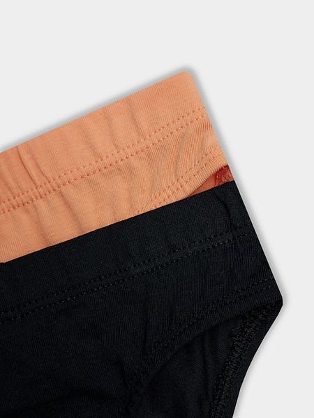 Изображение товара Комплект трусов детских Mark Formelle 413351-2 (р.116/122-60-54, персик/черный)