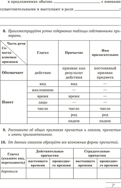 Изображение товара Рабочая тетрадь Аверсэв Русский язык. 8 класс. Практикум 2025, мягкая обложка (Долбик Елена)