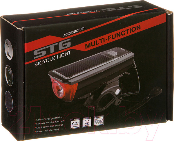 Изображение товара Фонарь для велосипеда STG FL1576 / Х95148