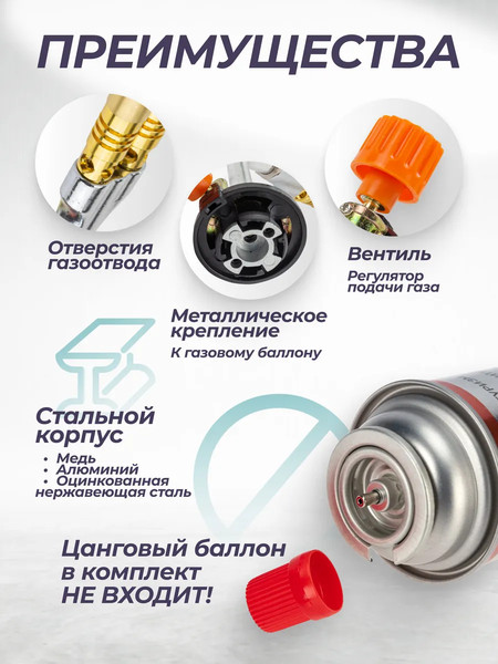 Изображение товара Горелка газовая Forsage F-245GB