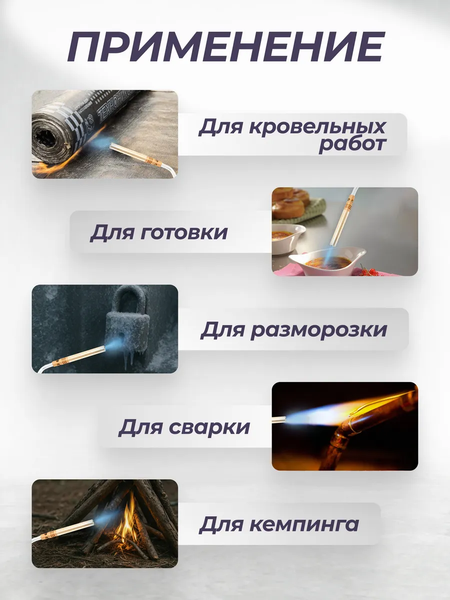 Изображение товара Горелка газовая RockForce RF-195GB (25920)