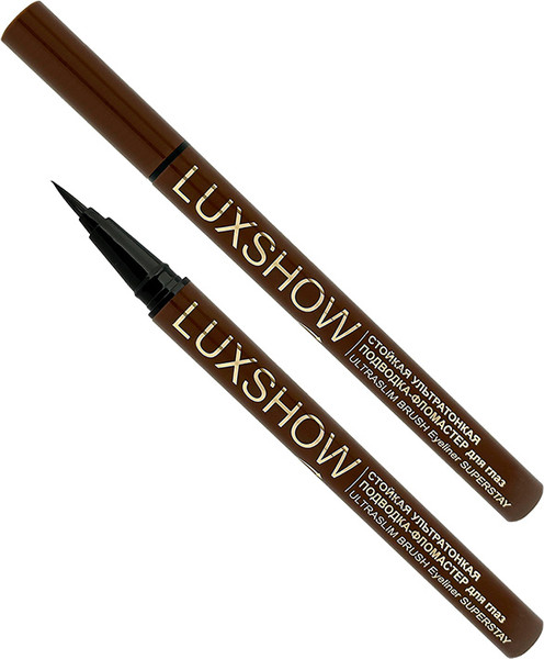 Изображение товара Подводка-фломастер для глаз Витэкс Luxshow Стойкая Ультратонкая тон Темный шоколад