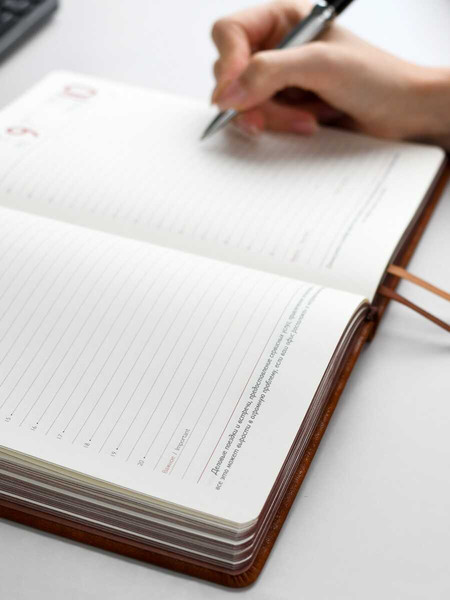 Изображение товара Ежедневник Escalada Тиволи Глосс 2026 / 70254 (176л, коричневый)