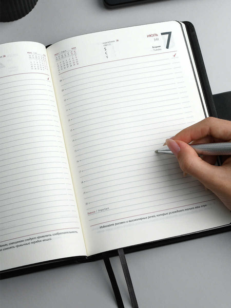 Изображение товара Ежедневник Escalada Тиволи 2026 / 70253 (176л, черный)