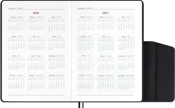 Изображение товара Ежедневник Escalada Тиволи 2026 / 70253 (176л, черный)