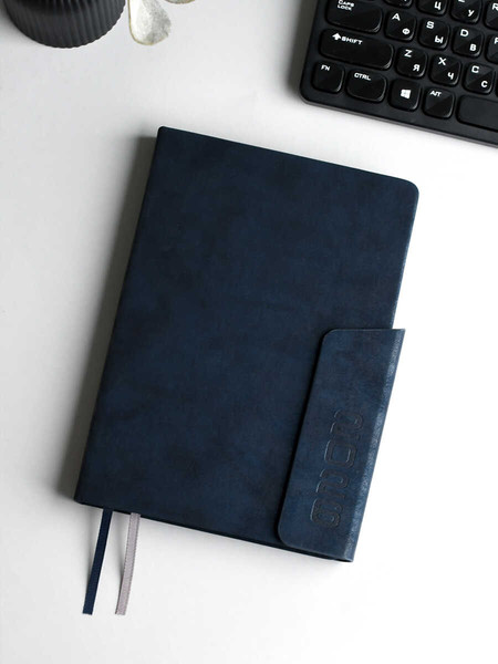 Изображение товара Ежедневник Escalada Тиволи Глосс 2026 / 70255 (176л, синий)