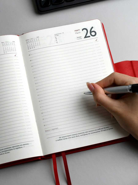 Изображение товара Ежедневник Escalada Тиволи 2026 / 70256 (176л, красный)