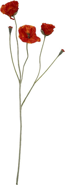 Изображение товара Искусственный цветок Вещицы Мак HFW-51 (красный)