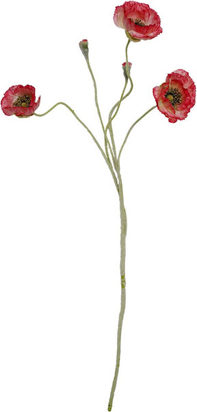 Изображение товара Искусственный цветок Вещицы Мак HFW-52 (светло-красный)