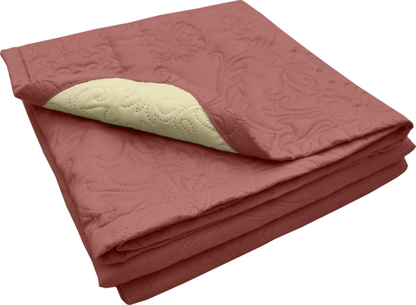 Изображение товара Покрывало BELLISSIMO Arti 210x230 / 2519100521-09Vn (вензель марсала)