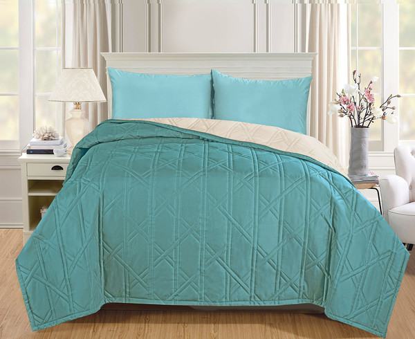 Изображение товара Покрывало BELLISSIMO Arti 180x200 / 2519100518-45Mn (модерн бирюзовый)