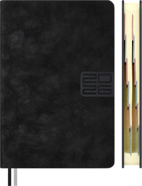 Изображение товара Ежедневник Escalada Тиволи Глосс 2026 / 70291 (176л, черный)