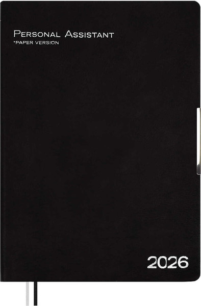 Изображение товара Ежедневник Escalada Шеврет Глосс 2026 / 70205 (120л, черный)