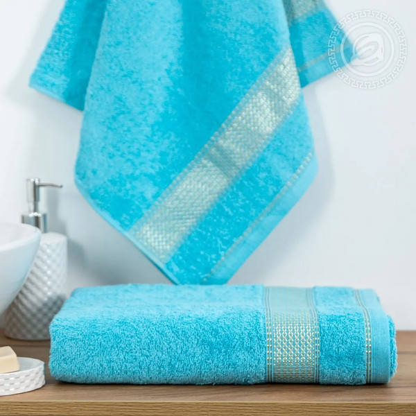 Изображение товара Полотенце АртПостель Палитра Арт Дизайн 50x90 (голубой)