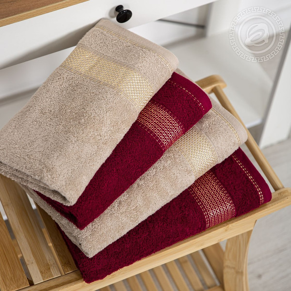 Изображение товара Полотенце АртПостель Палитра Арт Дизайн 70x140 (бежевый)