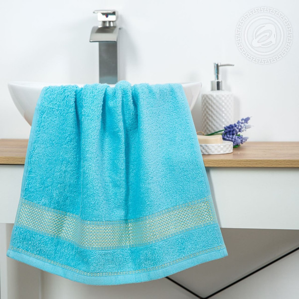 Изображение товара Полотенце АртПостель Палитра Арт Дизайн 70x140 (голубой)