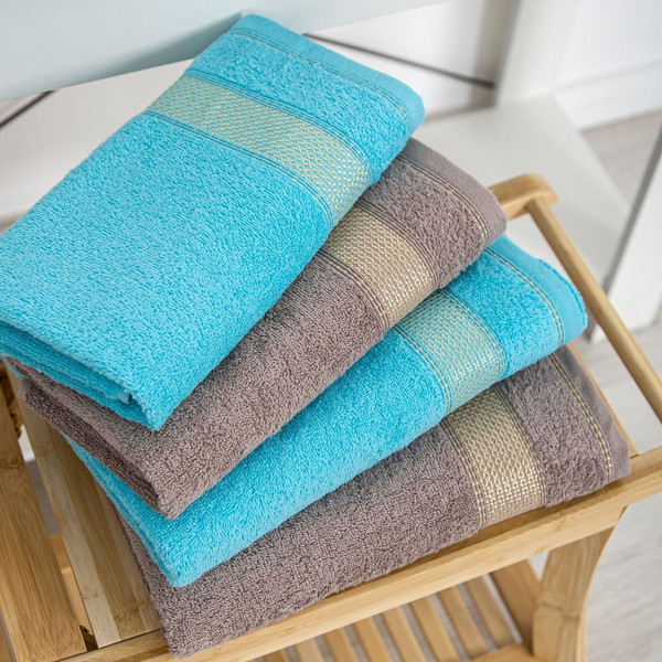 Изображение товара Полотенце АртПостель Палитра Арт Дизайн 70x140 (голубой)