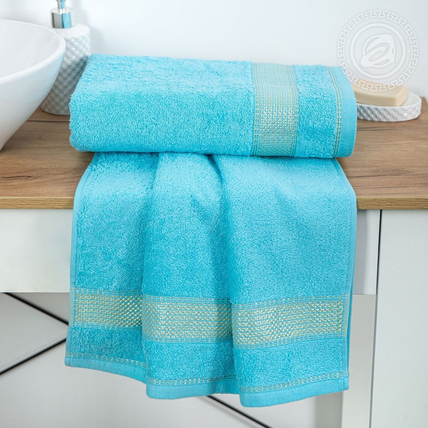 Изображение товара Полотенце АртПостель Палитра Арт Дизайн 70x140 (голубой)