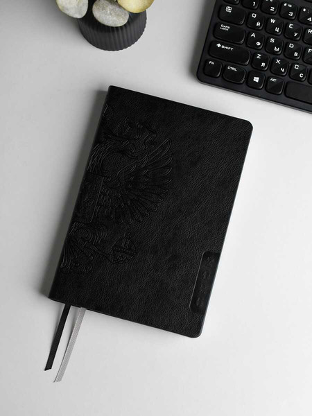 Изображение товара Ежедневник Escalada Наппа 2026 / 70245 (176л, черный)