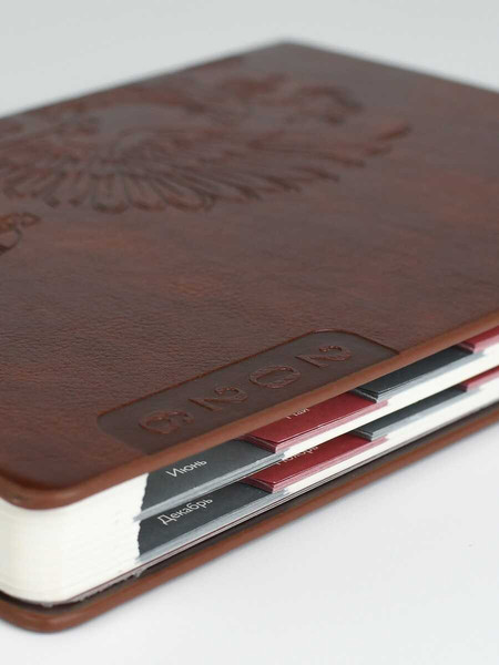 Изображение товара Ежедневник Escalada Наппа 2026 / 70246 (176л, коричневый)