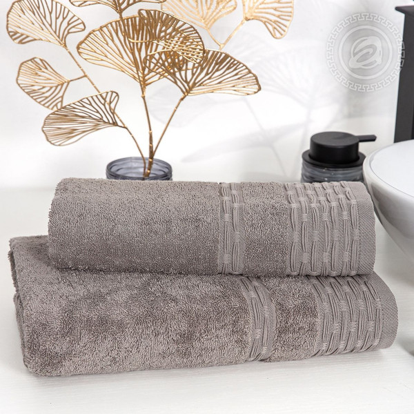 Изображение товара Полотенце АртПостель Фантазия Арт Дизайн 70x140 (серый)