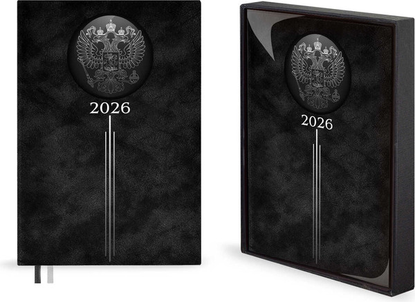 Изображение товара Ежедневник Escalada Тиволи 2026 / 70249 (176л, черный)