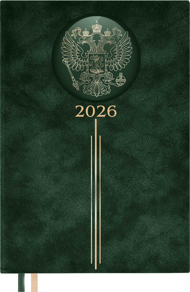 Изображение товара Ежедневник Escalada Тиволи 2026 / 70252 (176л, зеленый)