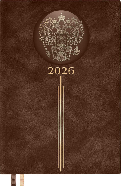 Изображение товара Ежедневник Escalada Тиволи 2026 / 70250 (176л, коричневый)