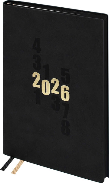 Изображение товара Ежедневник Escalada Замша 2026 / 70265 (176л, черный)