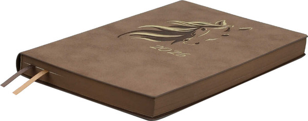 Изображение товара Ежедневник Escalada Замша 2026 / 70268 (176л, бежевый)