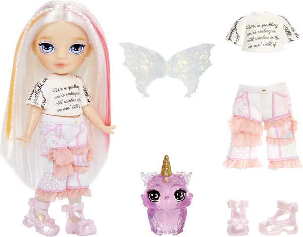 Изображение товара Кукла с аксессуарами Rainbow High Фэнтези Литтлс Опал / 68381 (радужный)