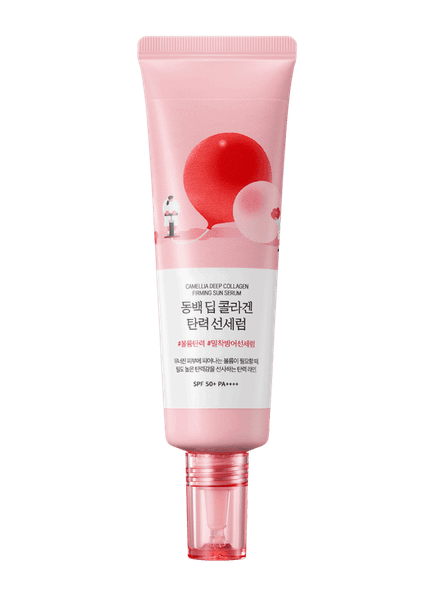 Изображение товара Сыворотка солнцезащитная Round Lab Camellia Deep Collagen Firming Sun Serum (50мл)