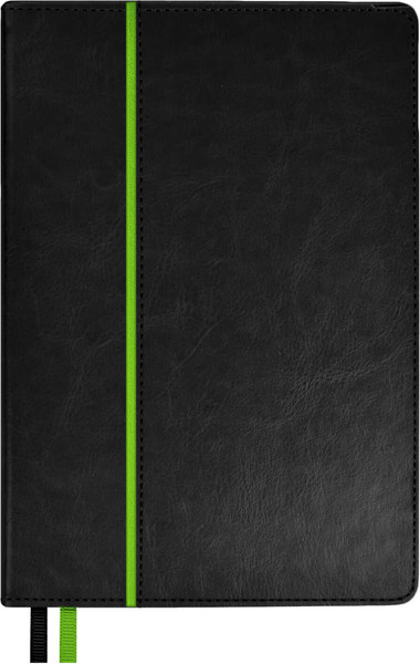 Изображение товара Ежедневник Escalada Сариф / 70625 (160л, черный/салатовый)