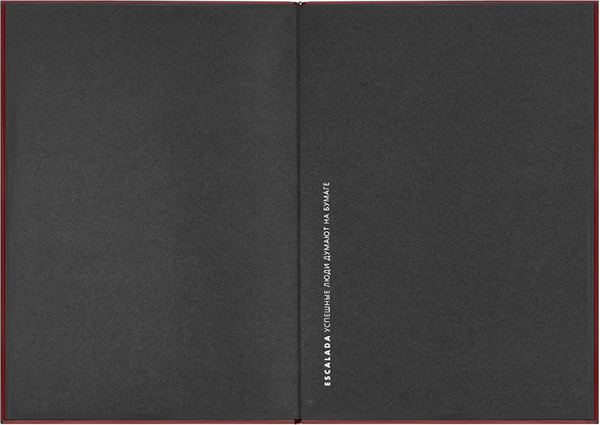 Изображение товара Ежедневник Escalada Шеврет / 70651 (160л, черный)