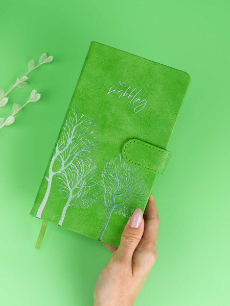 Изображение товара Ежедневник Escalada Тиволи / 70679 (120л, салатовый)