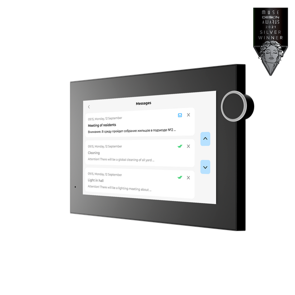 Изображение товара Монитор IP-видеодомофона Bas-IP AZ-07LL (черный)