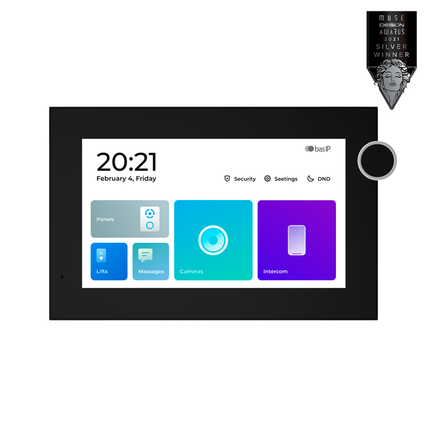 Изображение товара Монитор IP-видеодомофона Bas-IP AZ-07LL (черный)