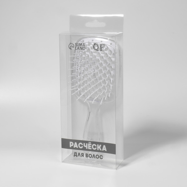 Изображение товара Расческа-массажер Queen Fair №21 / 7577622 (прозрачный)