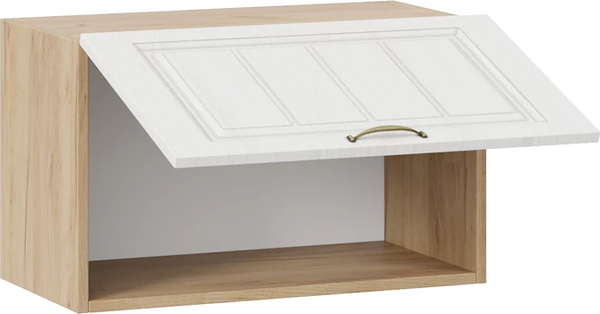 Изображение товара Шкаф под вытяжку ТриЯ Лина 1В6ГП с одной откидной дверью (дуб крафт золотой/белый)