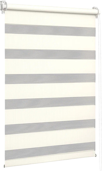 Изображение товара Рулонная штора Delfa Сантайм День-Ночь Стандарт D614 (45x160, кремовый)