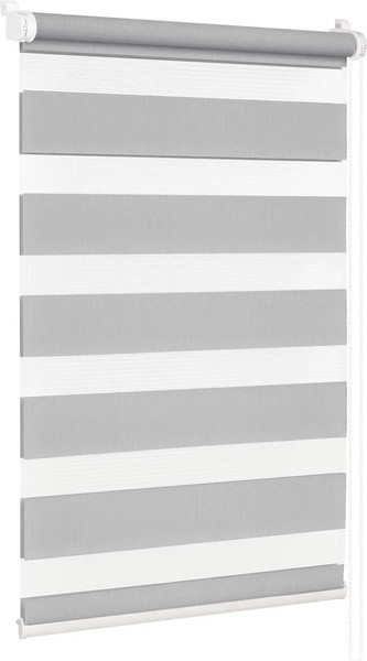 Изображение товара Рулонная штора Delfa Сантайм День-Ночь Стандарт D605 (75x160, серый)