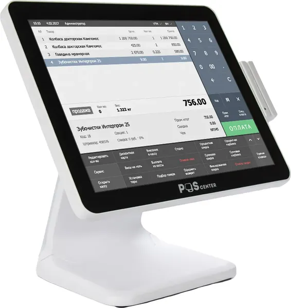 Изображение товара POS-монитор POScenter POS101 71068235 (белый)