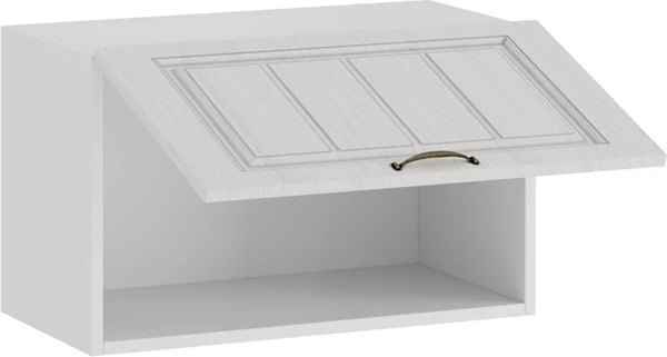 Изображение товара Шкаф под вытяжку ТриЯ Лина 1В6ГП с одной откидной дверью (белый/белый)