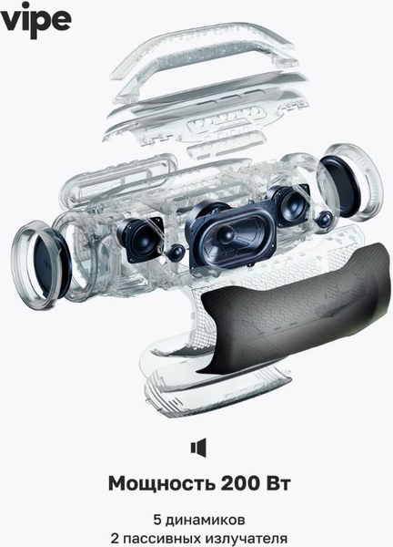 Изображение товара Портативная колонка Vipe Thor / VPPSTORBLKRU (черный)