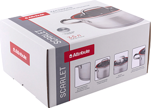 Изображение товара Кастрюля Attribute Scarlet ASC003